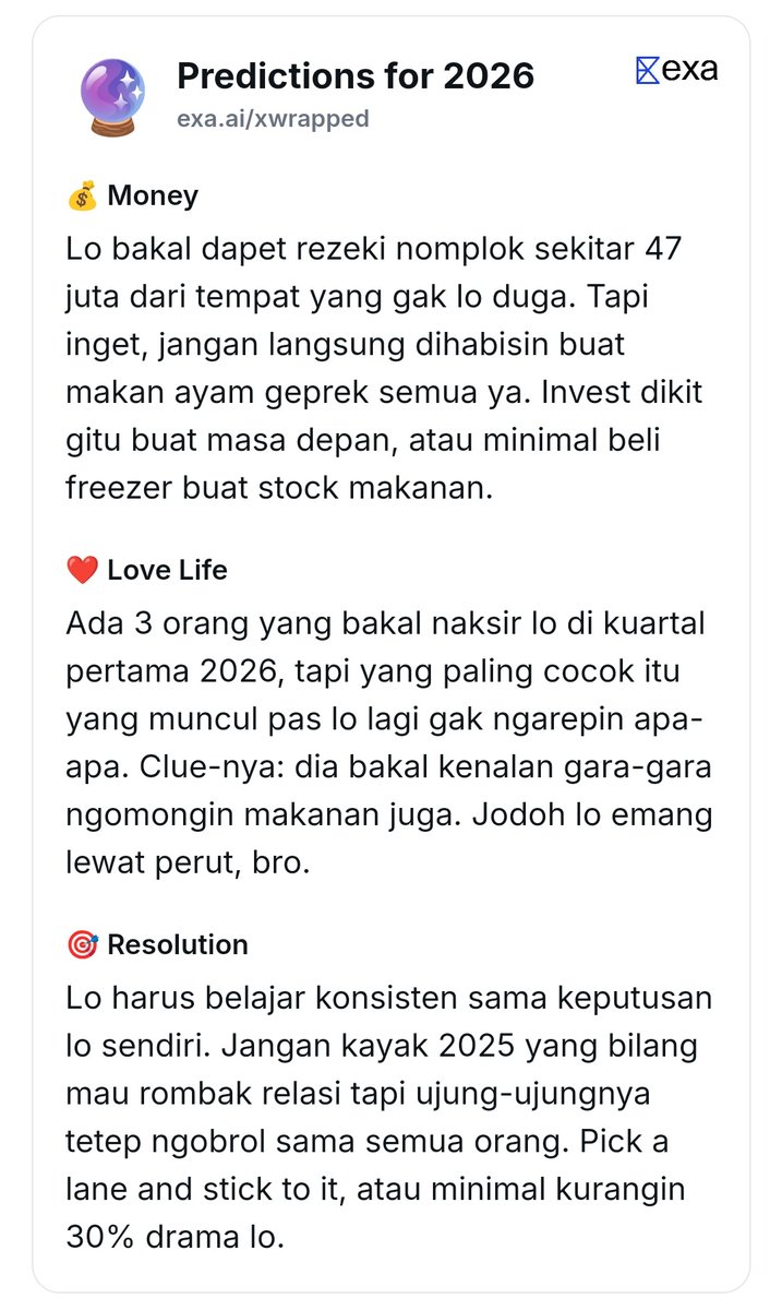 ㅤ
ㅤ
( Akan ku ingat bagian dapat 47 juta dan 3 orang yang bakal naksir itu. )
ㅤ
ㅤ
