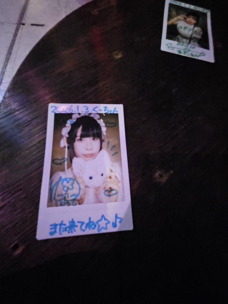 たっくん チェキ 小さいくーちゃんのチェキをとりました