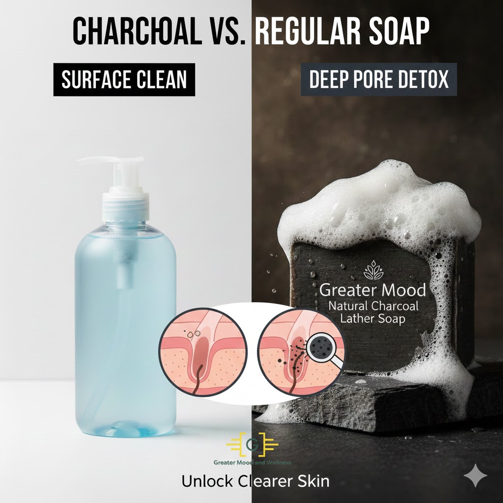 GreaterMood's tweet image. Why Your Liquid Cleanser is Failing Your Pores 🧼

Most cleansers only hit the surface. Activated charcoal reaches deep to pull out 200x its weight in toxins. See why it’s time to switch to the bar. 👇
greatermood.com/blogs/news/cha…

#SkincareTips #CharcoalSoap #ClearSkin
