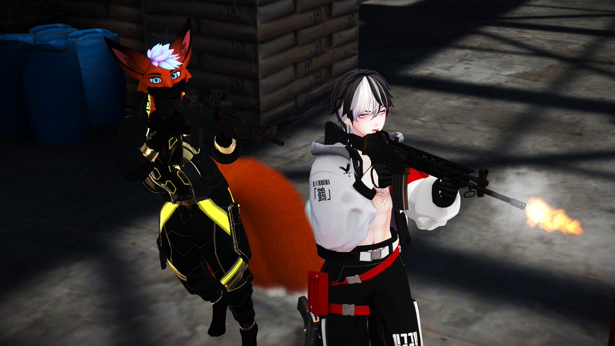 <a href="/crane_vt/">鶴@vtuber【EN】</a> <a href="/lionturtle21/">Lionturtle</a> <a href="/Sugusugux1/">Sugu ^ ܸ⩌⩊⩌ ܸ^</a> <a href="/dmap_animations/">Death_Map💀🧭🇲🇽</a> <a href="/kadeko_vrc/">Kadeko</a> <a href="/StudioJAW_X/">Studio JAW</a> <a href="/KyudoMaple/">Kyudo🏹🍁Vket GA🍁VTuber</a> <a href="/reminteo/">Reminteo</a> <a href="/blackpoint_vrc/">OPERATION BLACKPOINT</a> <a href="/Nebulanfox/">Astra Derora (18+ humor) Comms open</a> <a href="/9Shadow4/">Prinz</a> <a href="/LuxyyVR/">Luxyy</a> Many photos of <a href="/lionturtle21/">Lionturtle</a> &amp; <a href="/crane_vt/">鶴@vtuber【EN】</a> since they're on the same team &amp; it was fun to photograph them :3

They also did funny things on the field like not notice the enemy behind them for a solid minute xD Looking forward to the game's release!

#VRChat #OPERATION_BLACKPOINT