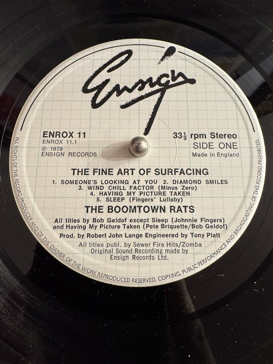 lee0969's tweet image. On this day in 1980 No 35 UK Album Chart The Boomtown Rats “The Fine Art Of Surfacing” IMHO a great album and another difficult choice for us. I’ll choose “Someone’s Looking At You” how about you? #1980s #TheBoomtownRats @jillwebb2005 @nikidoog @Carolyn_on_x  @FatOldAnarchist…