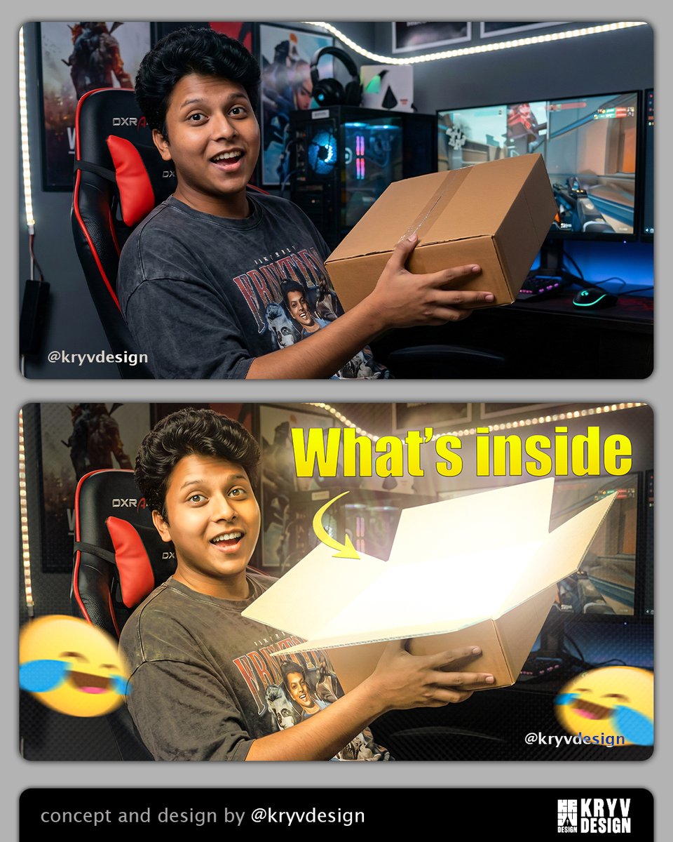 kryvdesign's tweet photo. Unboxing Thumbnail Design
DM me for thumbnails
.
.
.
#photoshop #thumbnaildesign #thumbnails #thumbnail #design #photoshopdesign #kryvdesign https://t.co/1kW3MgTRHz