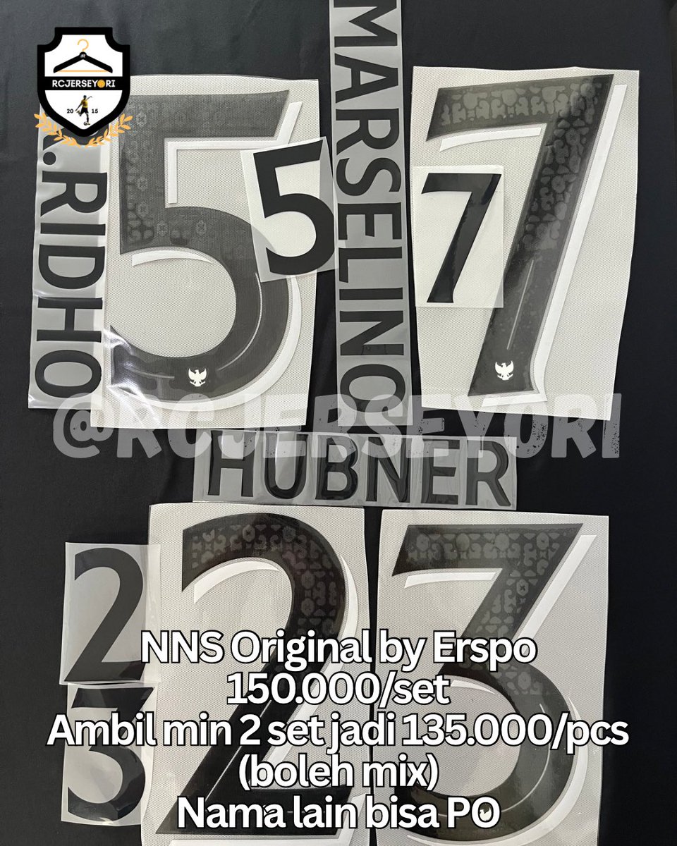 KITSIDE_ID's tweet photo. @Jerseyforum @adipati_store @jersey_ciamikk @jerseysneil @futebolre @RCJ @jerseycadangan @mycorner_jersey @NangorianSports @fieldersftbl #Jersey4Sale #Nameset4Sale #1404
@Jerseyforum @adipati_store @jersey_ciamikk @jerseysneil @futebolre
Thx
WTS
Indonesia GK SV 2025 95K ONLY!
NNS Original by Erspo 150K/pcs, ambil 2 pcs jadi 135k/pcs, nama lain bisa PO (sampai besok aja ya PO nya!) https://t.co/w7mp4mkbjZ