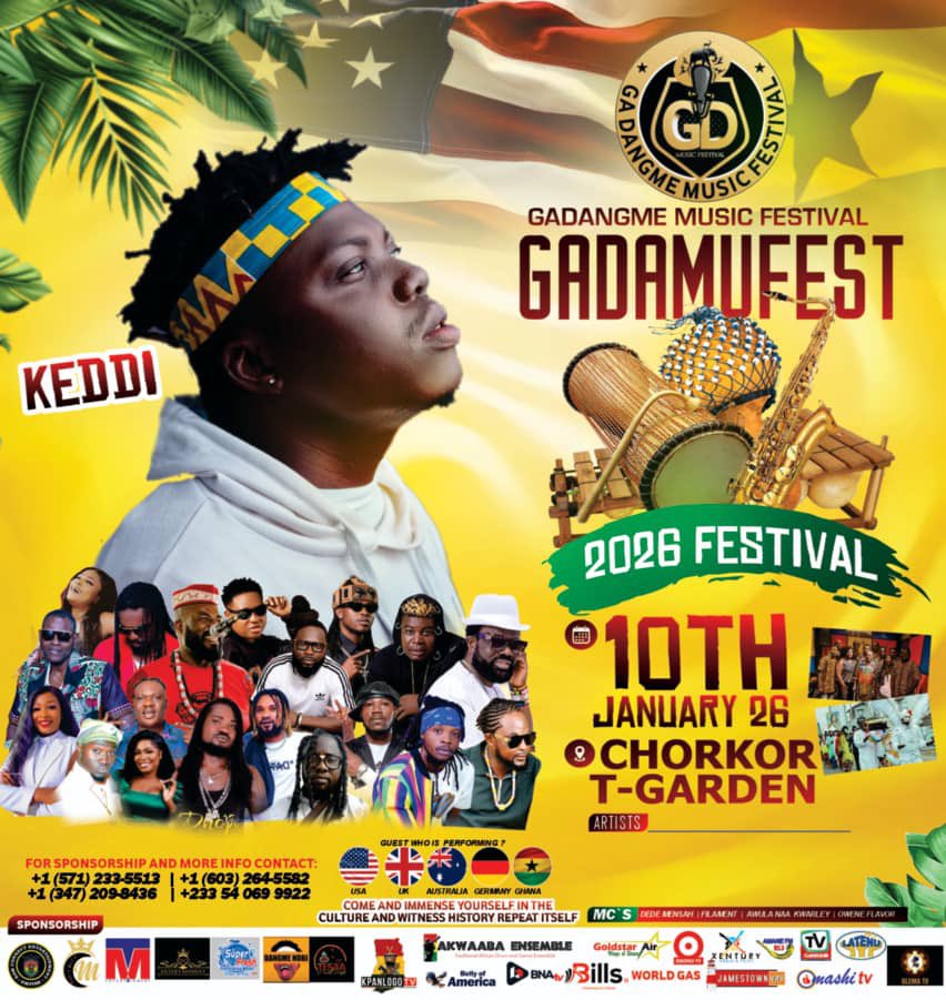 Keddi_gh's tweet image. January 10th. Gadangme music festival inside Chorkor T-Garden. Link up ma people🙏🏾