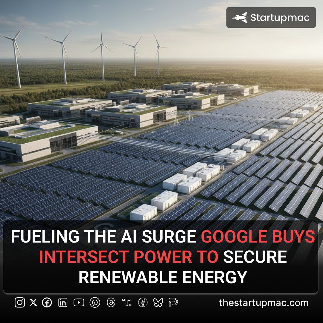 AliAbdul1071's tweet photo. Powering AI Responsibly Google Acquires Intersect Power for Sustainable Growth. #google #intersectpower #aicommunity #artificialintelligence #cleanenergy #renewableenergy https://t.co/B6cwYz1DMq