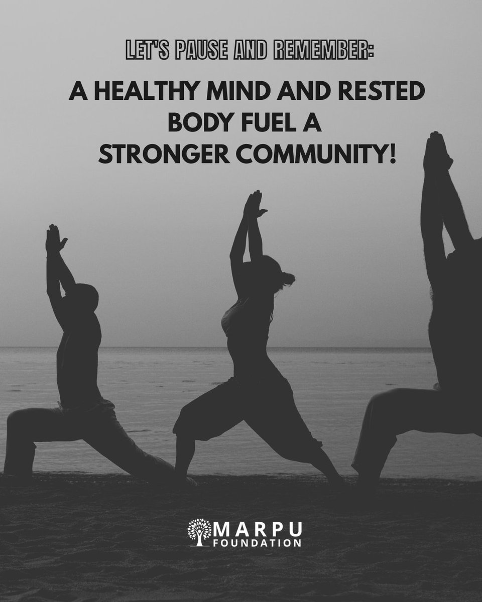 marpufoundation's tweet image. On this International Mind-Body Wellness Day, let's pause and remember:

#mindbodywellness #selfcareroutine #bekindtoyourself #ngoimpact #marpufoundation