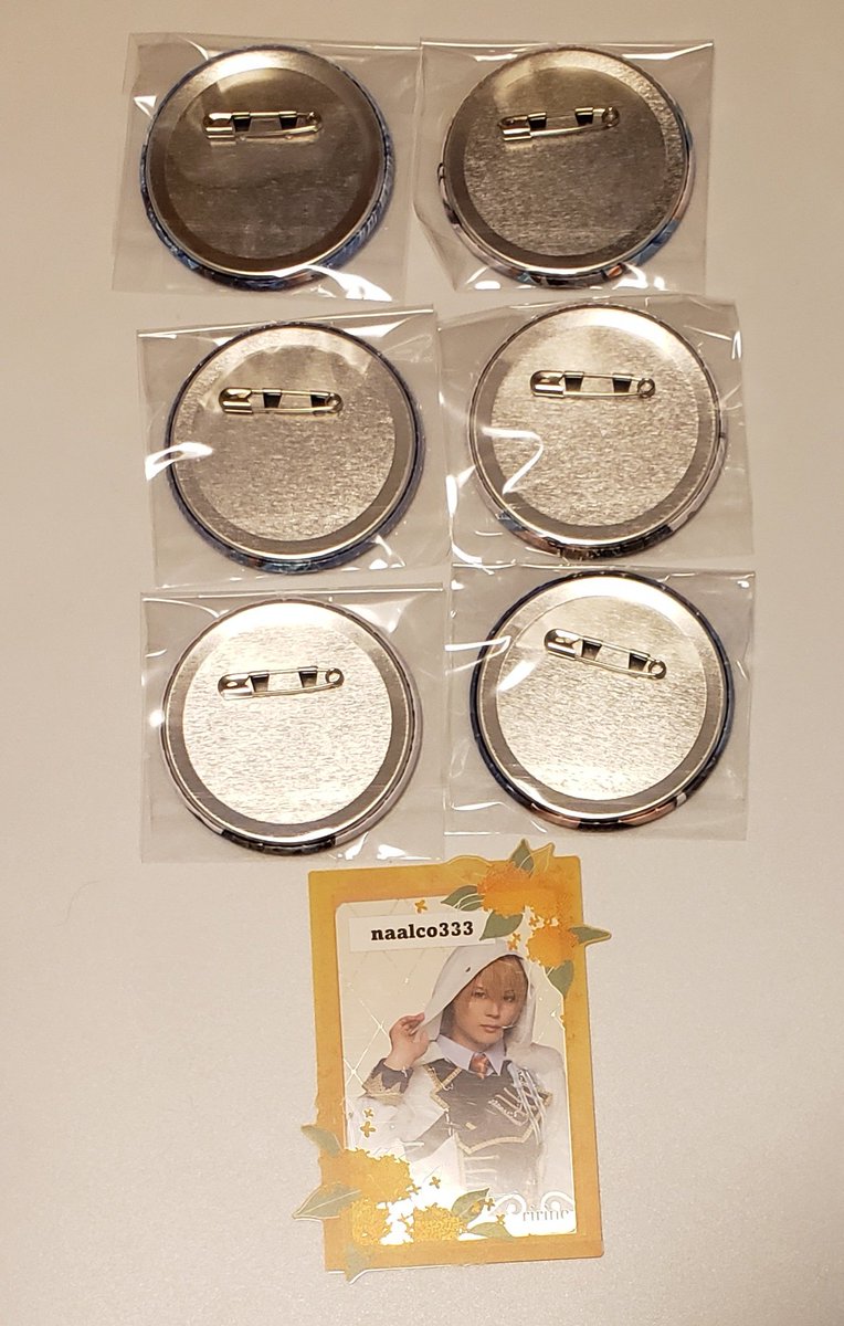 譲渡】ミュージカル刀剣乱舞 刀ミュ 缶バッジ 浦島虎徹 求:画像セット