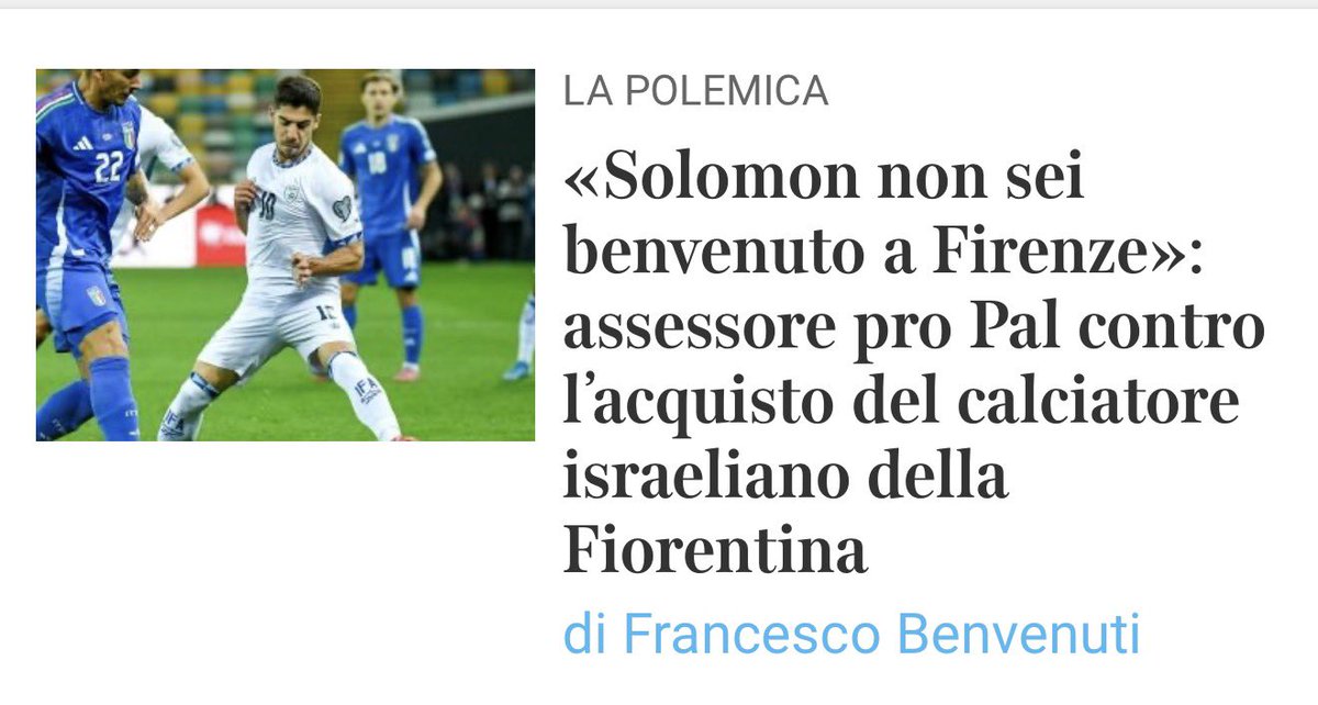 Nuove forme di fascismo e dove trovarle. Firenze, ad esempio. 
#propal #fiorentina #seriea