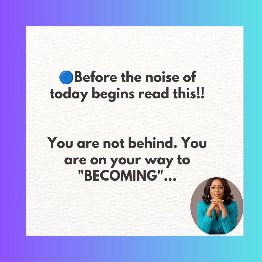 CallMeNkay_'s tweet image. SAVE THIS FOR LATER,READ  IT NOW!
You are not behind. You are only becoming..
This year, be inspired to be better than who you were in the previous year, but remember, No pressures. No comparisons. Just you moving at your own pace.🌱
#MorningMotivation #GentleProgress