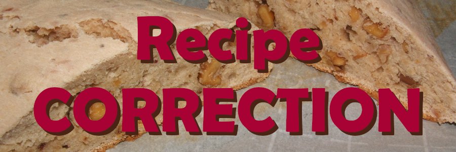 #recipe CORRECTION - Cranberry #walnut #biscotti #cookies - thanks to the anonymous comment who let me know about my #mistake
bit.ly/4joFlTt