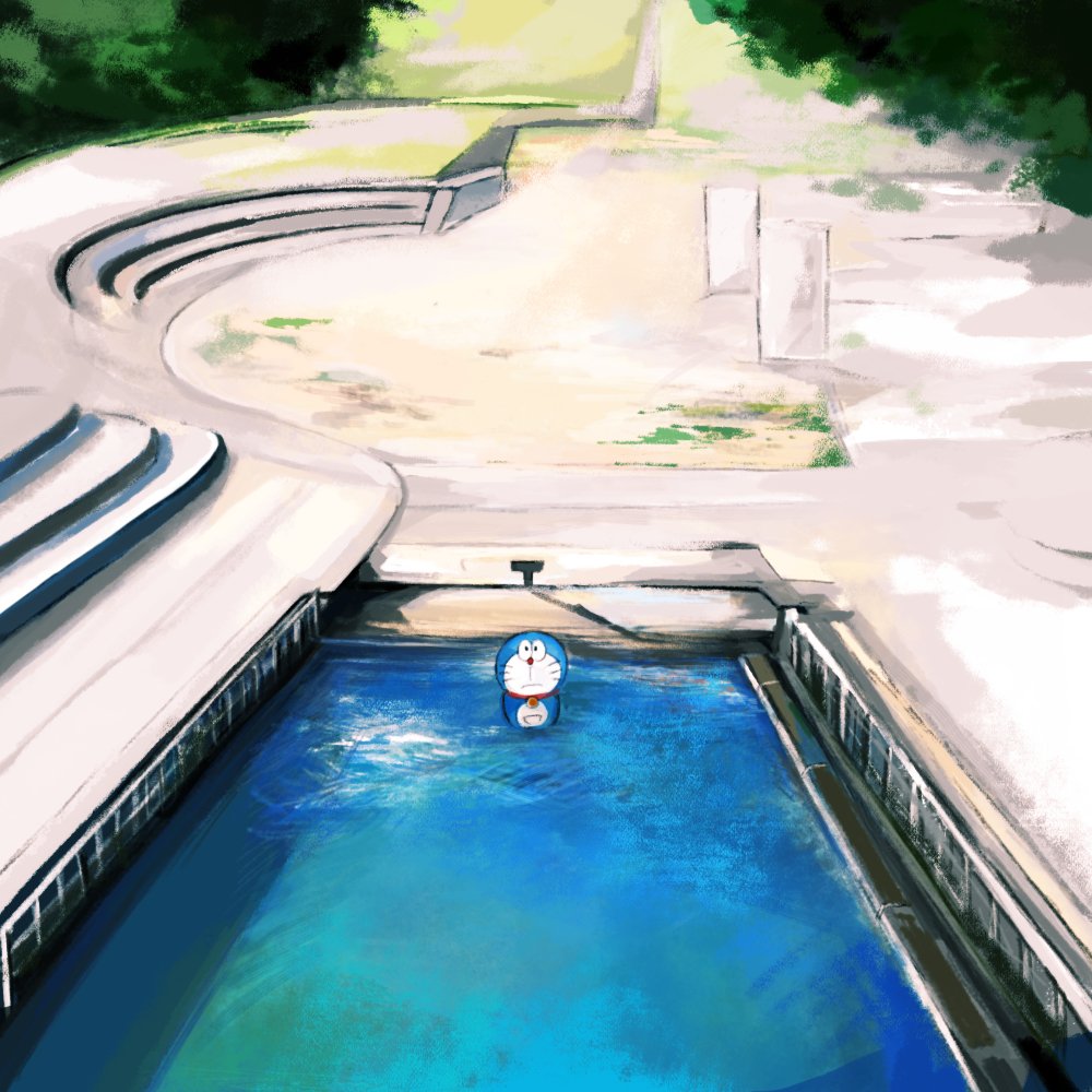 去年あげたドラえもんの絵で気にいってるやつです