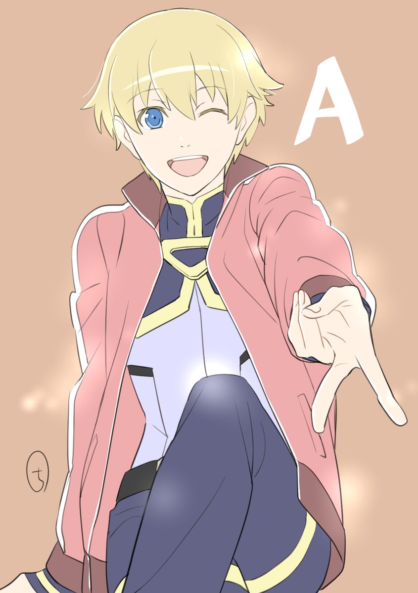 今年もアレイ誕生日おめでとう～！どうしてもアレイはギャル感出てしまう(笑)スカーフ無しはあんまり描いてないので新鮮でした。これで今回の誕生日ジャージ羽織縛りは終わりです～まる　#kamojo