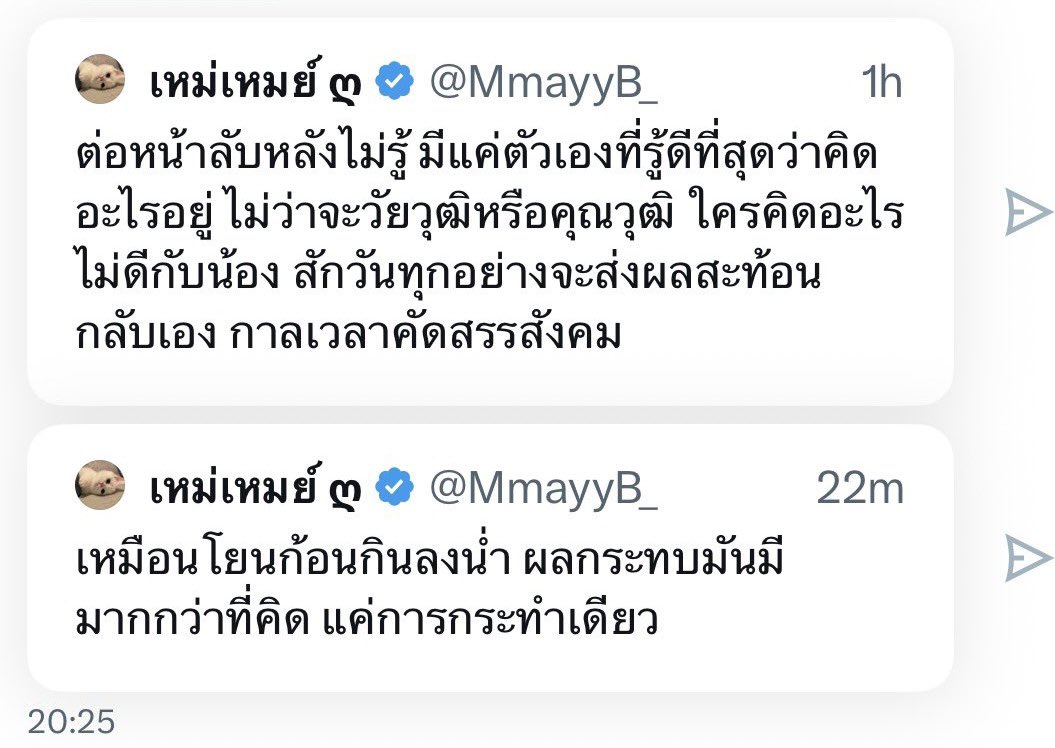 พี่เบหนิ tweet media