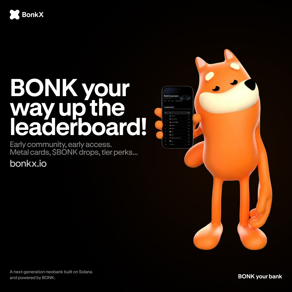 BonkX_SOL's tweet image. the top is earned, not given

stay locked in

keep pushing