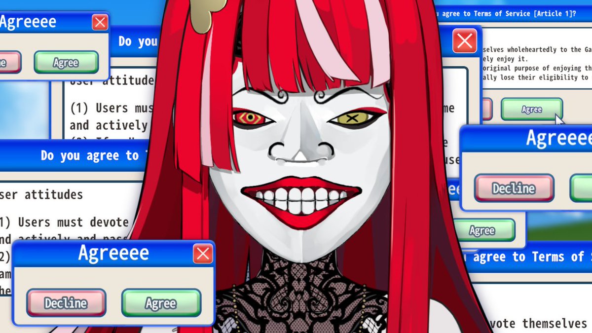 [AGREEEE]
#OLLInfo #OLLIEginal 
SYARAT DAN KETENTUAN BERLAKU 👀
YES TO EVERY TERMS AND CONDITIONS!!✨
利用規約に同意したいって絶対楽しいやつじゃん！？
🕕 3/1 - 18:00 WIB/20:00 JST
➡️ youtube.com/live/Mb8g-lE-T…