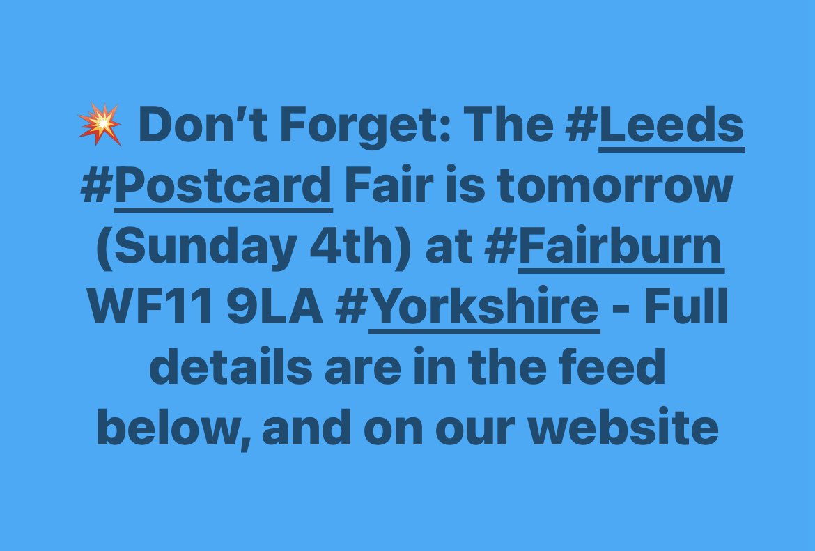 Postcard Traders Association tweet media