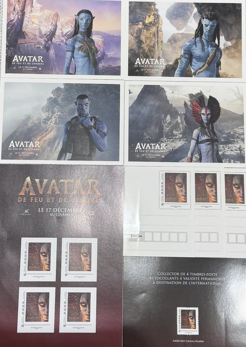 December 2025 saw many premieres of CryptoStamps and traditional stamps with Avatar - themed issues among them. 
 
Collectors could acquire complete sets through the beautiful #CryptoStamp series from French Post which included stunning Prestige Pack #NFTimbre 6 editions with