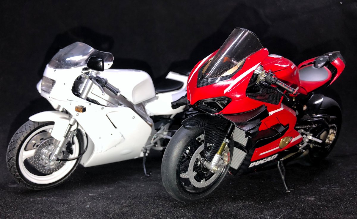 てなわけで… ハセガワ1/12 ヤマハ TZR250(3MA)後期型 なんとか完成