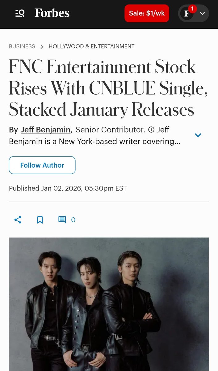 roxy_balasi95's tweet photo. Forbes (Hollywood &amp; Entertainment) Article 

Thank you for keeping an eye to CNBLUE again sir! @Jeff__Benjamin https://t.co/7B59vWno5e