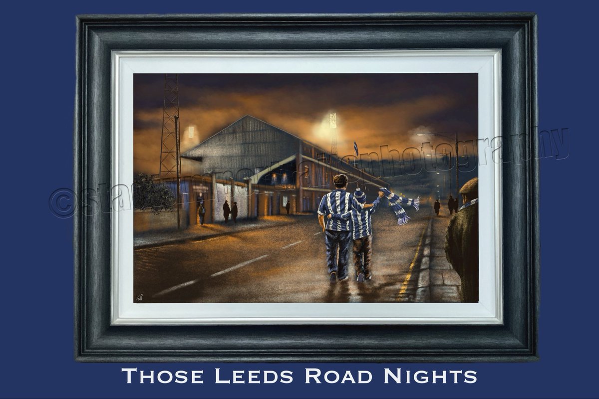 StadiumPortrait's tweet photo. The old place was truly an amazing #lostfootballground steeped in #footballmemories #htafc #huddersfieldtown #huddersfield #utba #fatherandson #footballgifts #retrofootballshirts #leedsroadhuddersfield #leedsroad #lostfootballgrounds #paultownart https://t.co/HtSm8pI6du