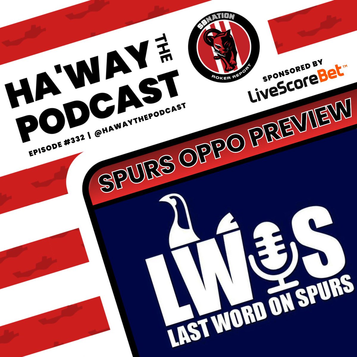 RokerReport's tweet image. 𝗛𝗔𝗪𝗔𝗬 𝗧𝗛𝗘 𝗣𝗢𝗗𝗖𝗔𝗦𝗧 🎙️

Ricky from @LastWordOnSpurs swings by to tell us all about Spurs… and why Sunderland should be optimistic heading into this game on Sunday!

APPLE: tinyurl.com/42vrt294
SPOTIFY: tinyurl.com/4s4wnvyx

Linktr.ee/RokerReport | #SAFC ❤️🤍