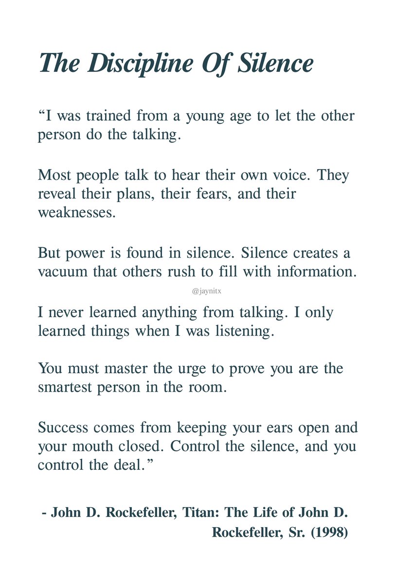 John D. Rockefeller literally shared the secret to winning any negotiation: