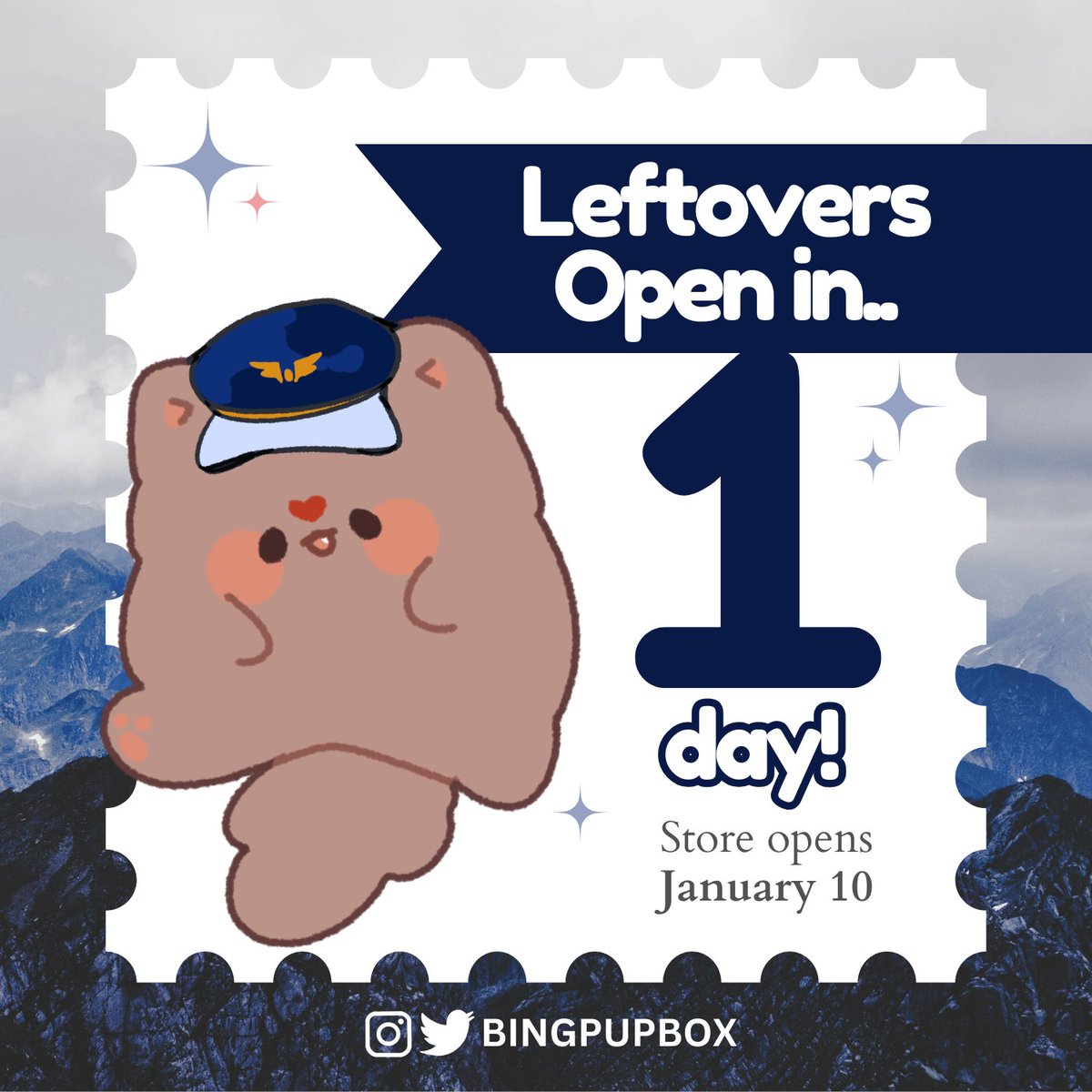 bingpupbox's tweet image. ✈️ Leftover Sales Open in 1 Day! ✈️

It's almost time - our shop is opening tomorrow at 8AM PST for leftover sales! Be there or be square!

🛒 bingpupbox.bigcartel.com