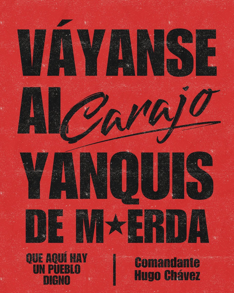 ideiazabaldub's tweet image. 🇻🇪 | AEBak gainbeheran dagoen inperio bat dira; horrek are arriskutsuago bihurtzen ditu.

Gaur, inoiz baino gehiago, Venezuelako herri langilearekin, @NicolasMaduro askatu!

Yankees go home!!!