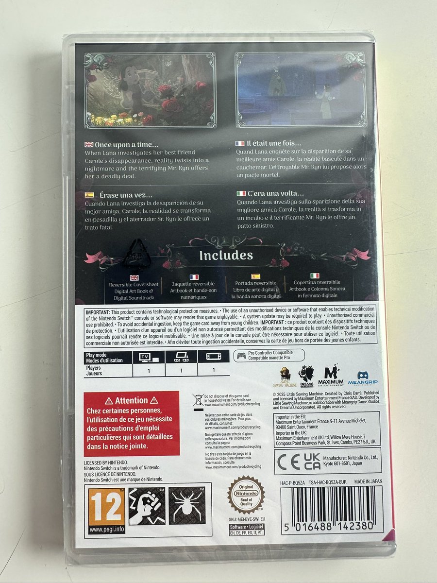 Bye Sweet Carole - extrait de la hotte au Père Noël des enfants. Mais peut être est-ce moi le plus pressé d’y jouer ?