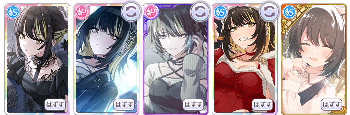 右に行くほど笑顔になっていきます