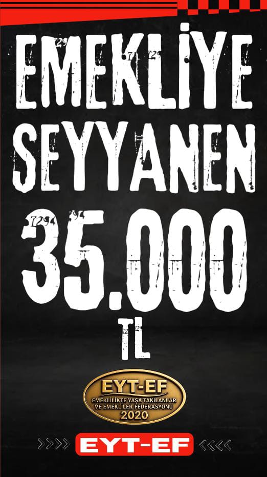 EYTLEVENTATACA1's tweet photo. 🗣️ TÜM EMEKLİLERE 35.000 TL #SEYYANENZAM ŞARTTIR

#TüikleEmekli365GünAç
#5000Kısmi34AydırMaaşsız 
#Venezuela Amerika Deniz Akkaya 
Güllü Fatih Ürek Grok Murat Ağırel
Fenerbahçe Beko Mansur Yavaş 
Netenyahu Lookman Cem Yılmaz 
Venezuela Trump Nicolás Maduro 
#SONDAKİKA Diyarbakır https://t.co/mbeqXwBy07