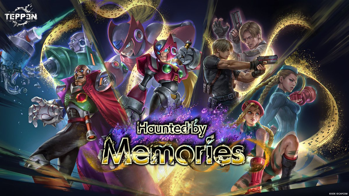✨TEPPEN メモリアルイベント -HBM-✨
ログインボーナスやミッションで、
「Haunted by Memories」のアイテムをゲットしよう！🎁

#TEPPEN