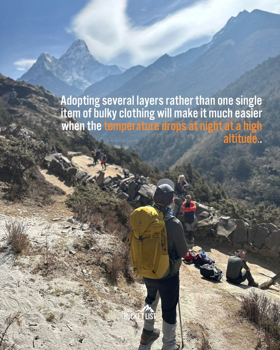 Heading out on an Everest Base Camp trek soon but not sure what to pack? Our blog post has you covered - from clothing and boots to exactly what to expect on a trekking adventure. Dive in and get fully prepared! 

Click below to read!
thebucketlistcompany.co.uk/everest-base-c…