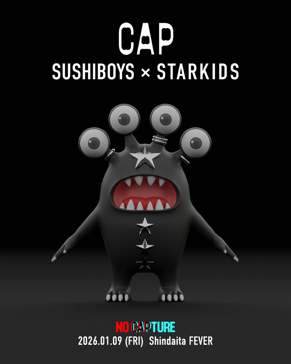 nocap_ture's tweet photo. ／
1月5日(月)23:59まで⌛️
前売チケット販売中‼📣
＼

💫🍣━━━━━
SUSHIBOYS × STARKIDS
@sushiboys350 × @starkidsjp
ツーマンライブ✨
━━━━━🍣💫

開催まで6日‼️

▼🎫ご購入はこちら
https://t.co/3anofuQFjd

🗓 2026.01.09 (FRI)
📍 新代田FEVER
🎟 ¥4,500 (TAX IN) + 1D https://t.co/npsU4tcSYj