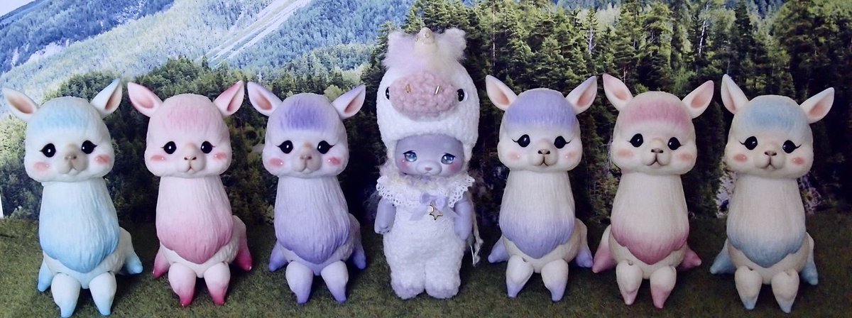 Knyan280's tweet photo. なかよし🦄🦙 #cocorian #poi #アルーピ https://t.co/IMLF9WG8QA