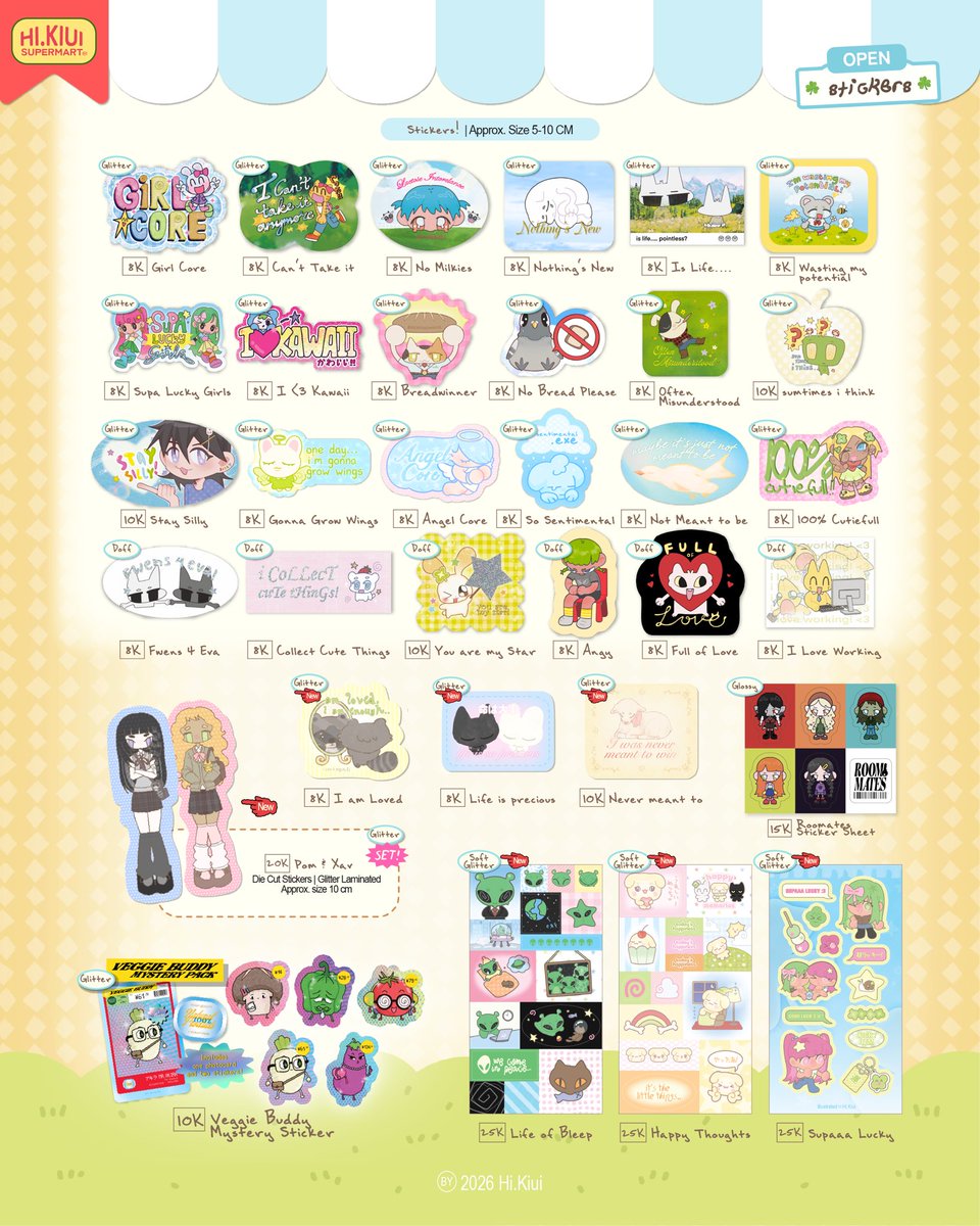 phoibeela's tweet image. (1/2) Likes and Shares are really appreciated!

Hello everyone! !!!
Here’s our #cupkets catalogue ♡

For anyone who would like to book an item from our CF’21 CATALOGUE for pickup, please kindly DM us ٩( ᐛ )و

Find us at Table A-11 and come say hi ~
See you there~!!
