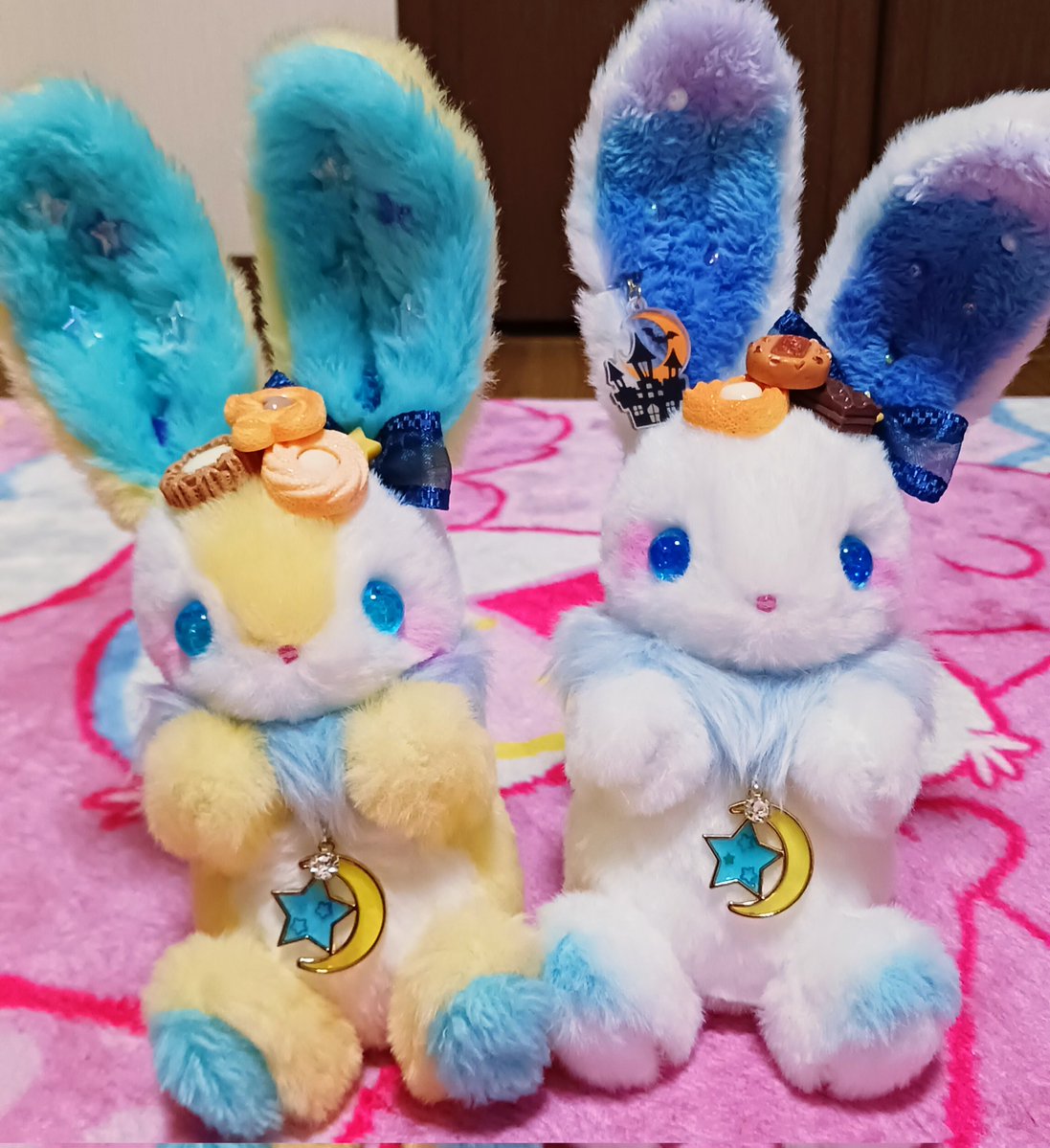 ぬい撮り楽しいね🐰🩷🐰 #ぬい撮り