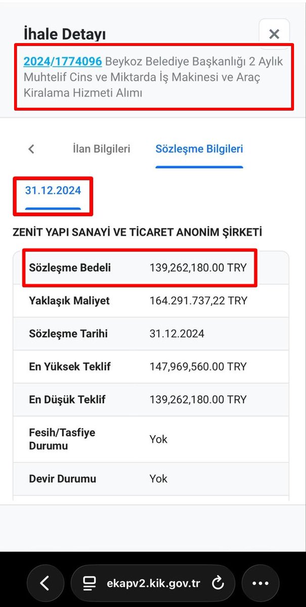 Halk Tv'nin iddia ettiği habere Chp'liler çok sevinmiş ama işin aslı başka.

İhale, 10 Mart 2025'de Başkan Başkan Vekili olan Özlem Vural göreve gelmeden önce Chp'li Başkan tarafından yapılmış.

Böylelikle Halk TV, Chp'nin yolsuzluklarını ortaya çıkarmış oldu.