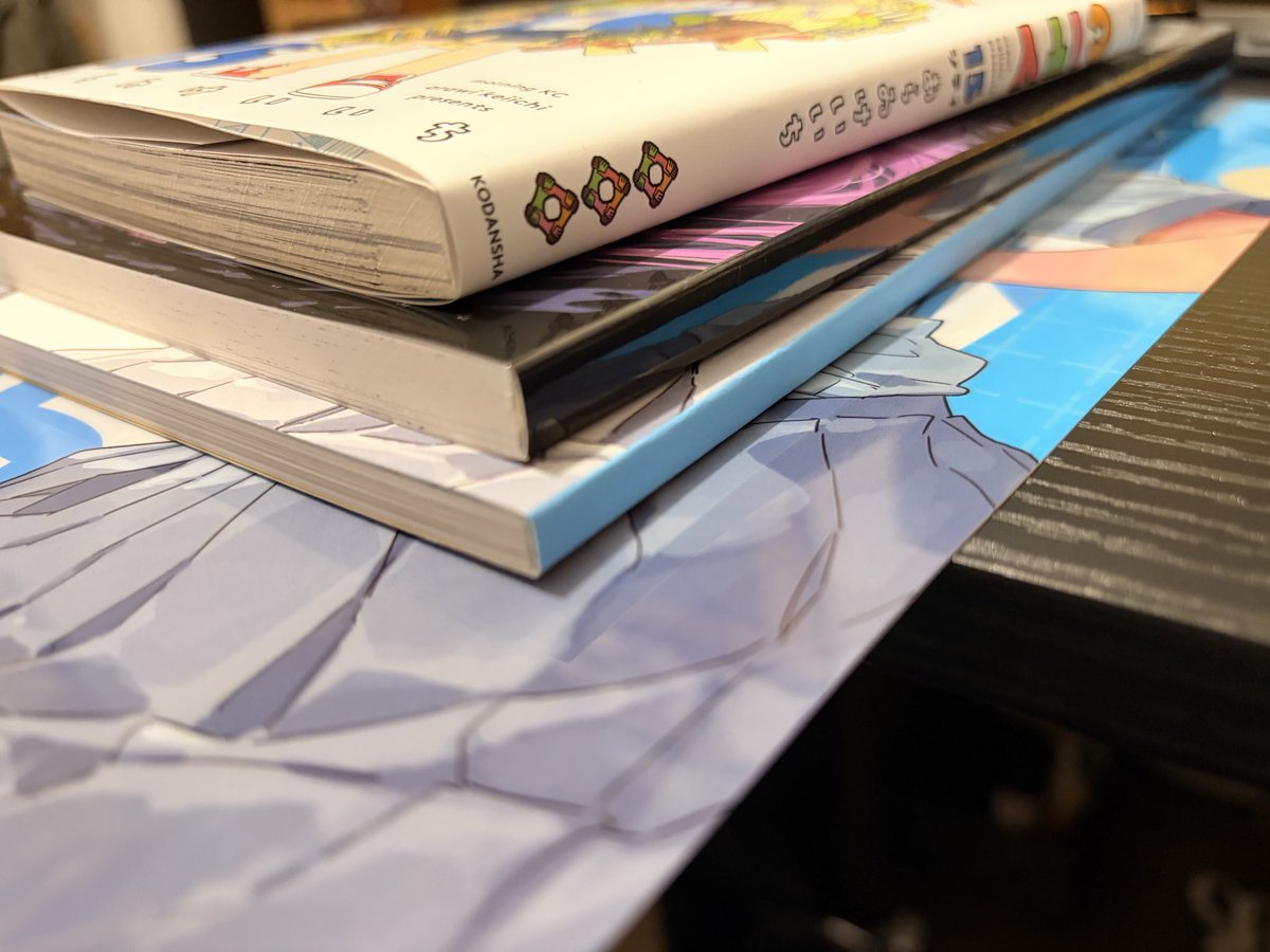 10年目にして初めて鯖本買ったった
……分厚い！
マシュとのショートエピソード入っててよい感じ、nipi先生ありがとうございました！
全部違って全部よい！
（めたろぐ先生のホンはまだ届かず）