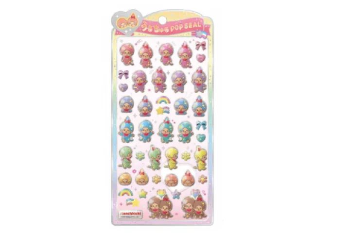 【正規品】ボンボンドロップシール　うるちゅるポップシール　モンチッチ11点セット モンチッチうるちゅるポップシール✨ どんどん売り切れていってる