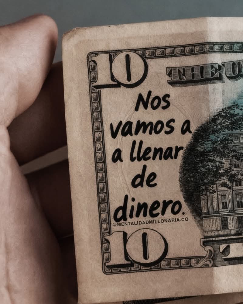Que llegue el dinero y se vayan todas las deudas. Tienes segundos para compatir.