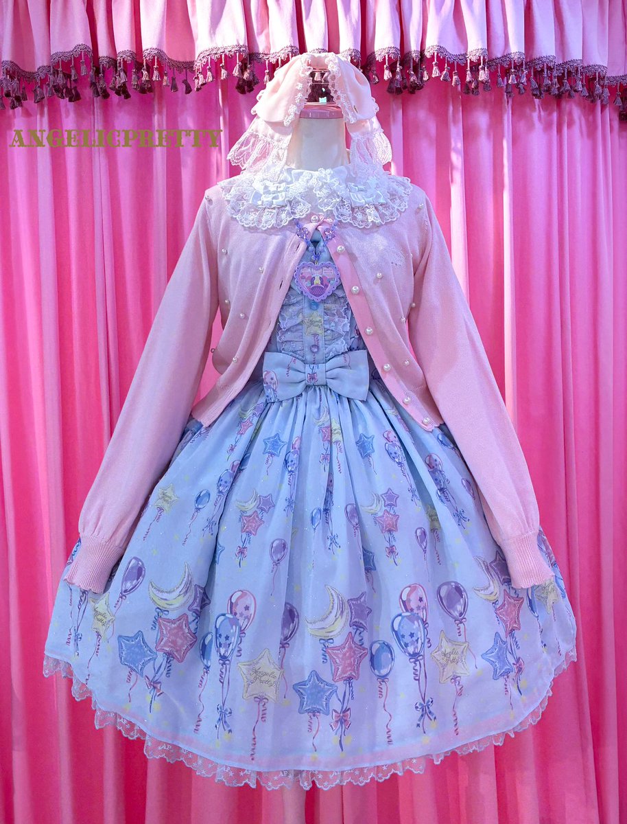 ♡Dreamy Balloonジャンパースカート ♡サックス ¥42,900(税込