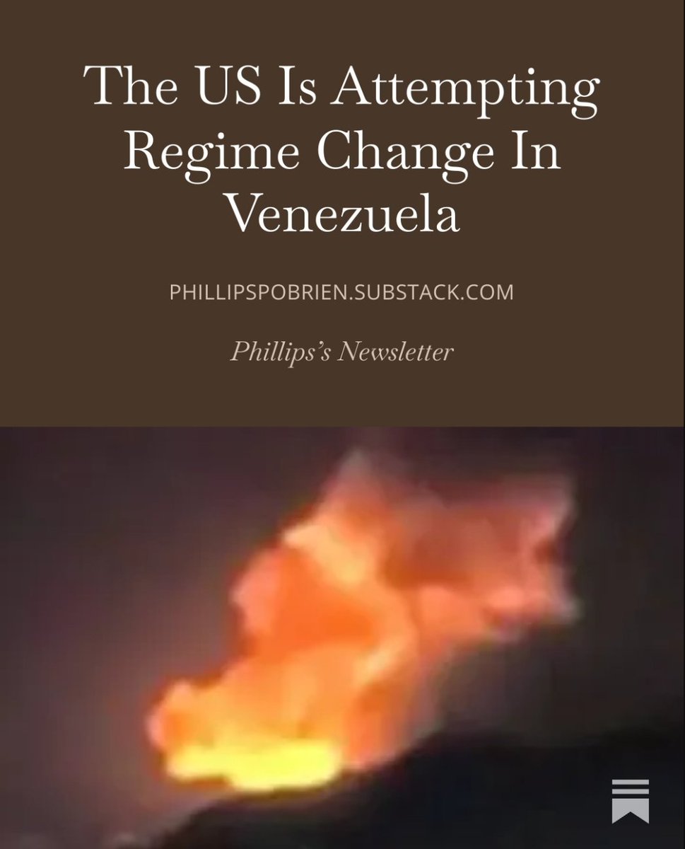 PhillipsPOBrien's tweet image. Good Morning and welcome to another episode of regime change by the USA. The US seems to be militarily trying to get rid of Venezuelan dictator Nicolas Maduro right now. There are reports of US ground forces in action. However, watch the Cubans. They will have a role to play.