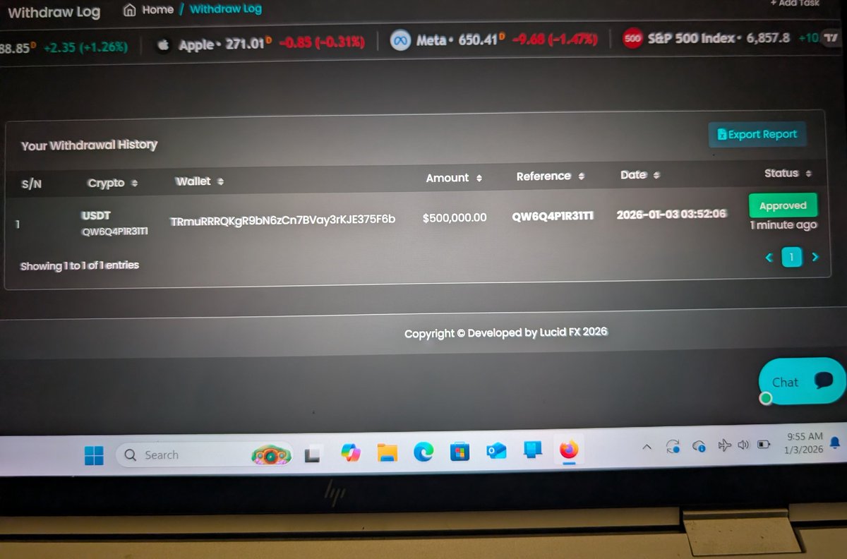 OddMrr67713's tweet image. Boom 💥💥🤯 

New withdrawal made to my wallet. I am going on a vacation soon .
 All I need is my laptop and phone and I stay rich . 

+ $500,000 to my wallet. 🚨🚨

Be a trader today . Text me for guidance

Retweet ♻️ and like 👍 
I am giving $2000 to 2 lucky people 

#Cállate