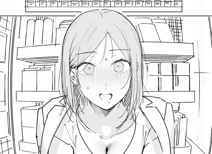 こういう表情好きすぎて手癖で描きがち。 