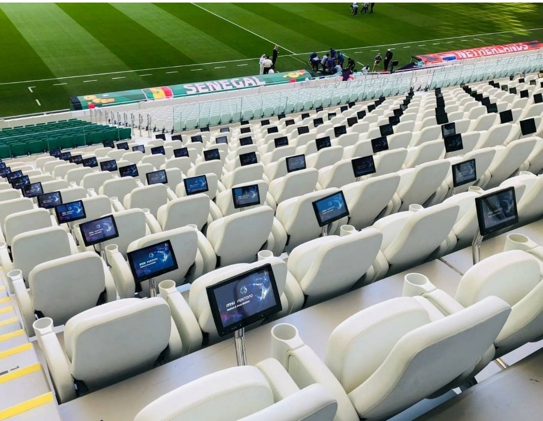 DanChepta's tweet photo. Someone should tell the Chinese contractor 

Of Talanta City Stadium also known as Raila Odinga International Stadium

To immediately remove the seats they are trying to install 

And replace them with modern, world-class seating.

The promise us a word-class stadium. https://t.co/CytqhfS88Y