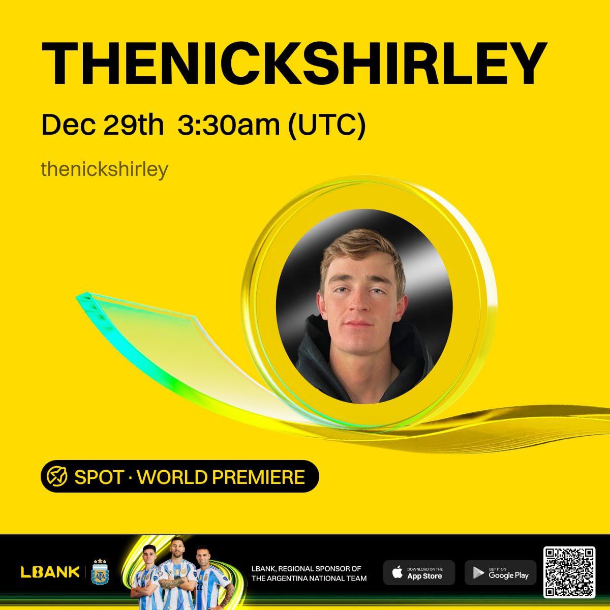 🚀💯 Fresh spot premiere listings! $WYNN &amp; $THENICKSHIRLEY are now live on <a href="/LBank_Exchange/">LBank.com</a>
📅 Dates: Dec 29 &amp; 30 (3:30 AM &amp; 5:20 AM UTC)
#LBank10Years #LBankAngel