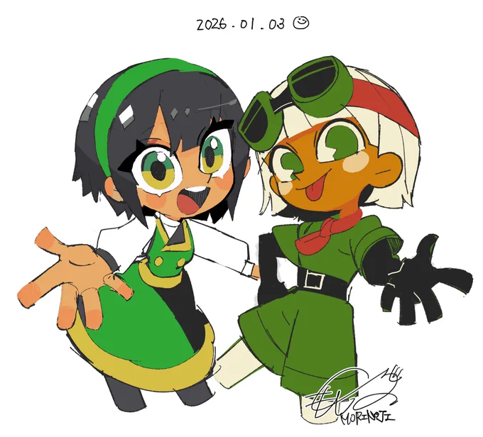 ヨボヨボの絵しか描けない環境なんだけど…!今年もたくさん描くぞー!