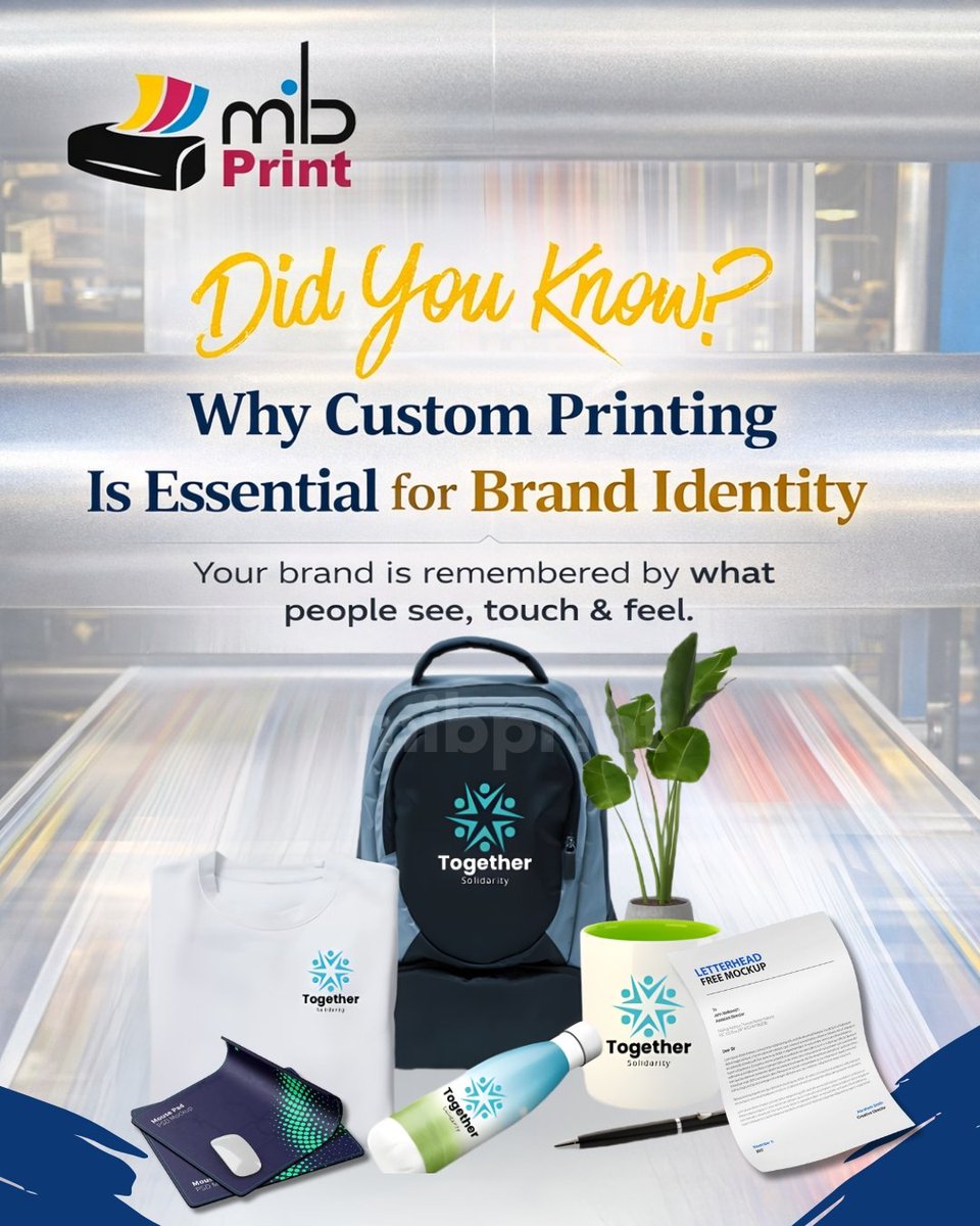 MibPrint's tweet photo. Ready to elevate your brand?
📞 Call: +91 9999192210

🌐 Visit: https://t.co/gwdX6TRly1

Let your brand speak—everywhere.

#️⃣ 

#CustomPrinting #BrandIdentity #MibPrint #CorporateBranding #PromotionalProducts #LogoPrinting #PrintedMerchandise #BrandMarketing #BusinessBranding https://t.co/BvX8Igmhl7