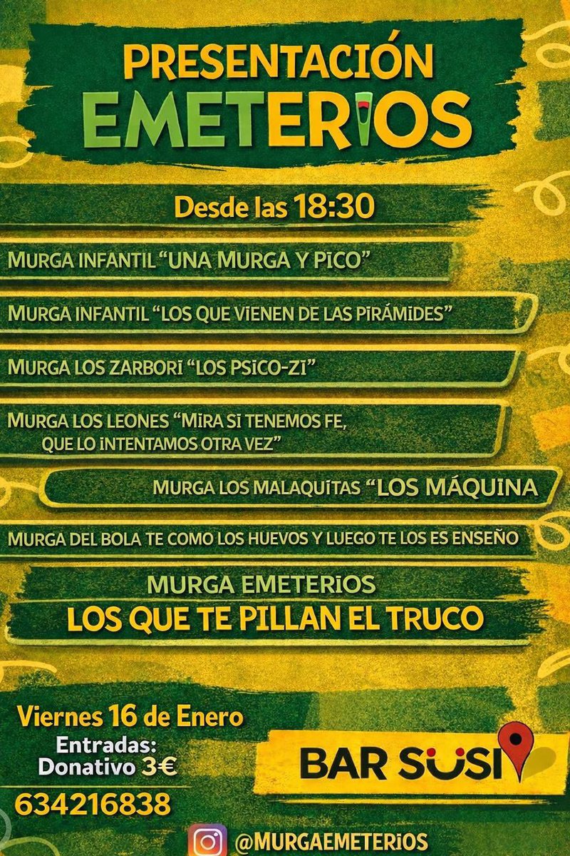 Murga Los Emeterios tweet media